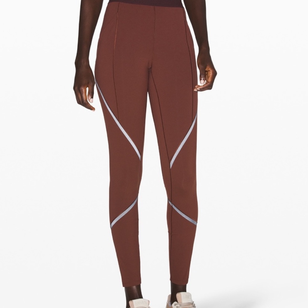 Lululemon Esker Leggings Reflective Size 2